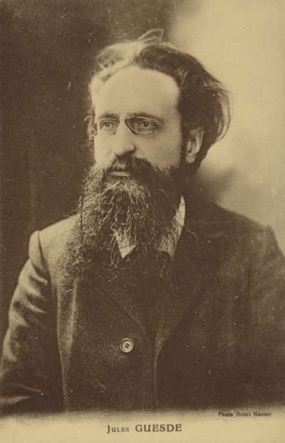 Jules Guesde (1845-1922), giornalista e politico socialista francese da French Photographer