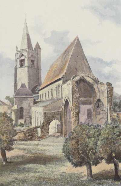 La-Bénissons-Dieu, Chiesa, Insieme S E da French Photographer