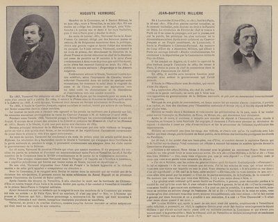 La Comune di Parigi, Auguste Vermorel, Jean-Baptiste Milliere da French Photographer