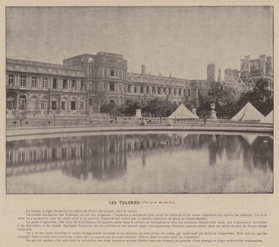 Le Tuileries, vista dal giardino da French Photographer