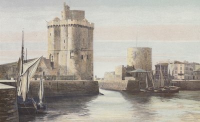 La Rochelle, Ingresso del porto, Torre Saint-Nicolas, Torre della Catena da French Photographer
