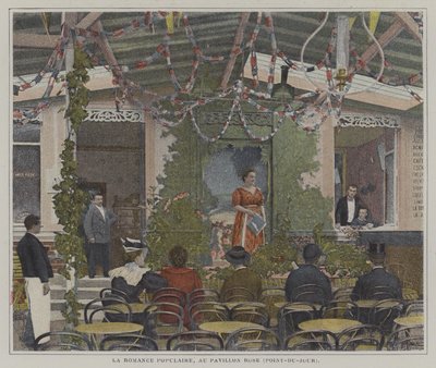 La Romance Populaire al Pavillon Rose, Point-du-Jour, Parigi da French Photographer