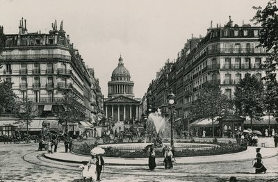 La Rue Soufflot et le Pantheon da French Photographer