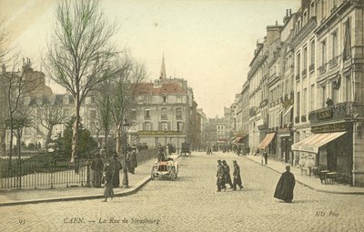 La Rue de Strasbourg, Caen da French Photographer