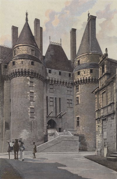 Langeais, Castello, Ingresso lato città da French Photographer