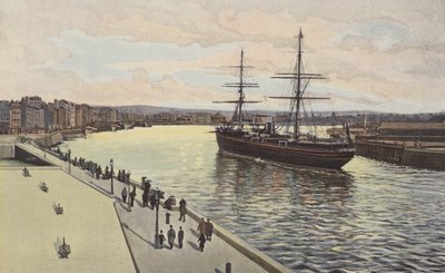 Le Havre, Ingresso di un piroscafo nel porto anteriore da French Photographer