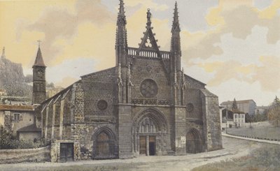 Le Puy, Chiesa di Saint-Laurent, insieme nord-ovest da French Photographer