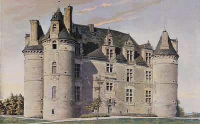 Le Vieil-Bauge, Castello di Landifer, Insieme S E da French Photographer