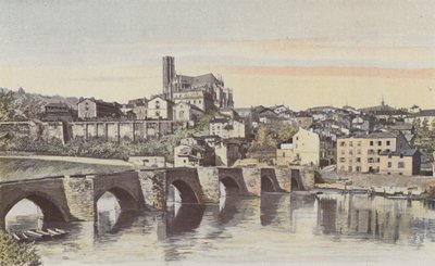 Limoges, Vista generale, presa a monte del Ponte Saint-Etienne (riva sinistra della Vienne) da French Photographer