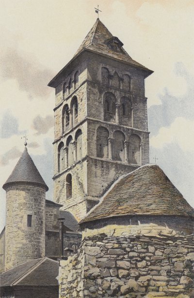 Livernon, Chiesa, Campanile e Abside da French Photographer