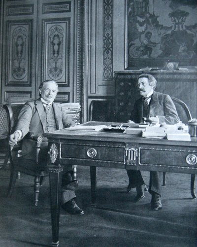 Lloyd George e Aristide Briand, 1916 da French Photographer