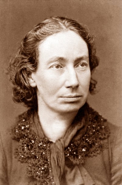 Louise Michel c.1870 (1833-1905), rivoluzionaria anarchica francese che partecipò alla Comune di Parigi nel 1871 da French Photographer