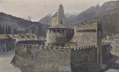 Luz, Chiesa dei Templari, Insieme Sud-Est da French Photographer