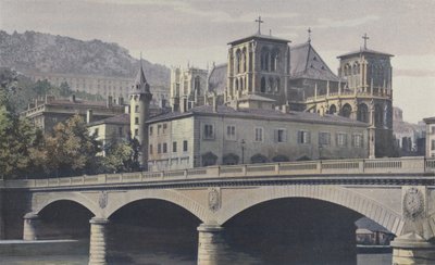 Lione, Arcivescovado, Cattedrale di San Giovanni e collina di Fourvière da French Photographer