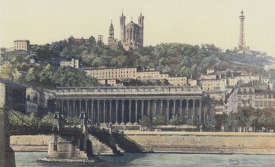 Lione, Palazzo di Giustizia e Basiliche di Fourvière da French Photographer