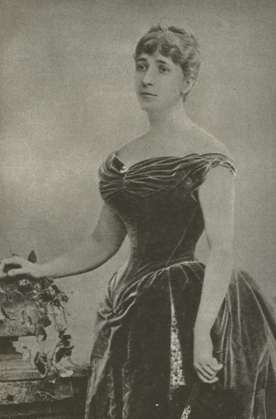 Madame Marguerite De Bonnemain, amante del Generale Boulanger (foto b/n) da French Photographer