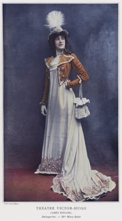 Mademoiselle Mitzy-Dalti come Delvaporine in Cadet Roussel da French Photographer