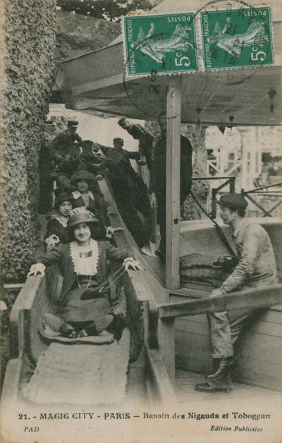 Magic City, Parigi, cartolina inviata il 19 luglio 1913 da French Photographer