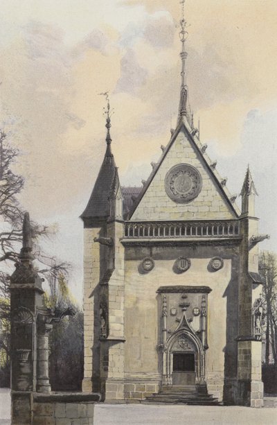 Meillant, Cappella del Castello e pozzo da French Photographer