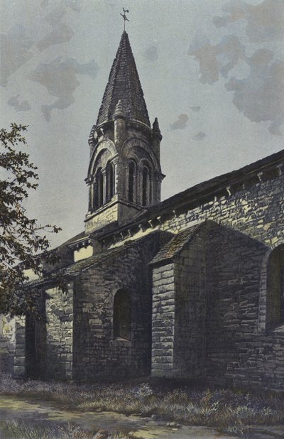 Melleran, Chiesa, Campanile, Lato S E da French Photographer