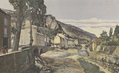 Meyrueis, la Jonte, nella parte bassa della città da French Photographer