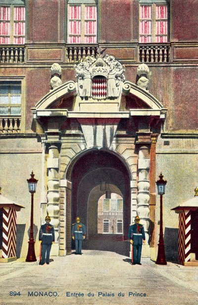 Monaco, ingresso al palazzo da French Photographer