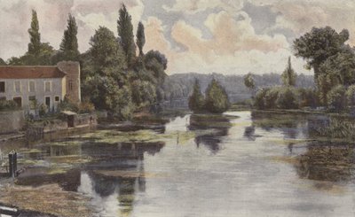Montigny-sur-Loing, rive del Loing da French Photographer