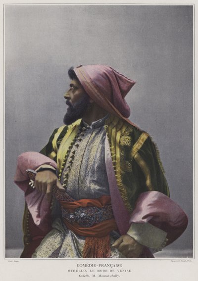 Mounet-Sully nel ruolo di Otello da French Photographer
