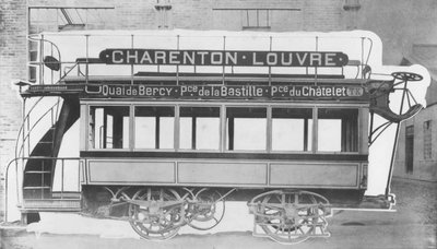 Tram elettrico di N.J. Raffard, 1881 da French Photographer