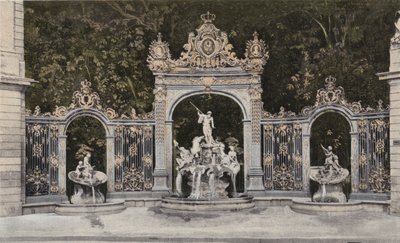 Nancy, Place Stanislas, Fontana di Nettuno da French Photographer