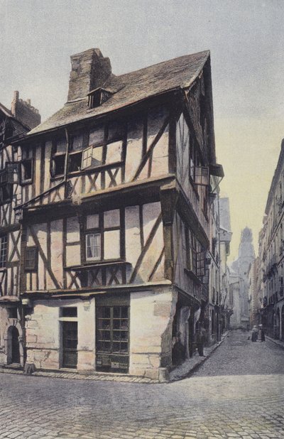 Nantes, Vecchie case, rue de la Juiverie da French Photographer