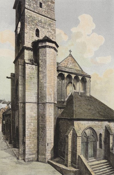 Neufchâteau, Chiesa di San Cristoforo, lato O da French Photographer