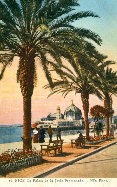 Nizza, il palazzo della Jetée Promenade da French Photographer
