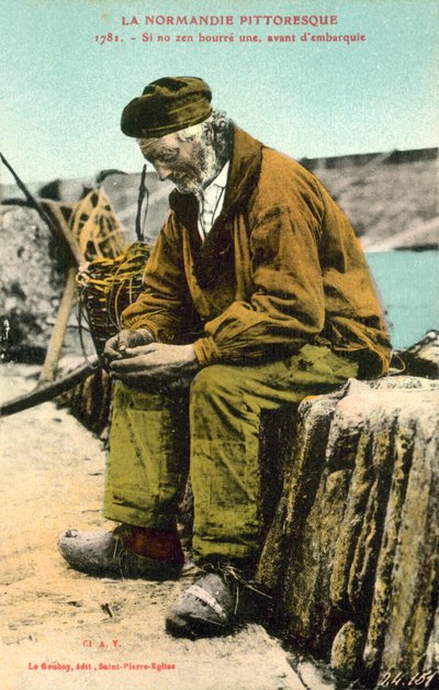 Normandia, pescatore da French Photographer