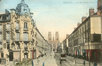 Orléans, cattedrale, la Rue Jeanne d