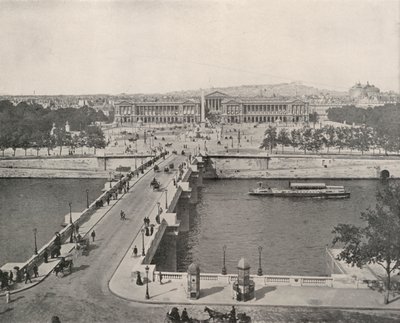 Parigi: Una Vista della Place de la Concorde, vista verso Nord da French Photographer