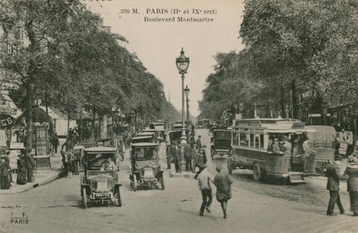 Parigi, Boulevard Montmartre da French Photographer