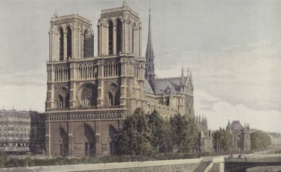 Parigi, Chiesa di Notre-Dame, Vista della facciata ovest da French Photographer