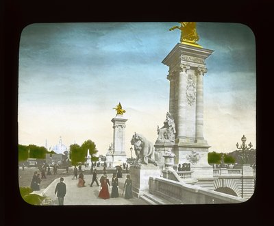 Esposizione di Parigi: Pont Alexandre III, 1900 da French Photographer