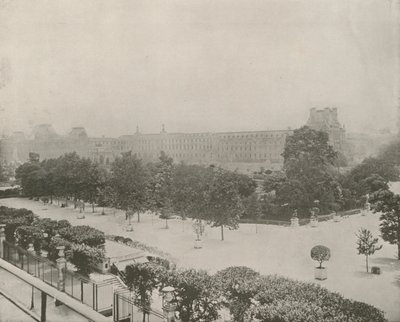 Parigi: Giardino di fronte al Palazzo delle Tuileries da French Photographer