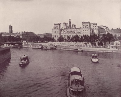 Parigi: Hotel de Ville, dal lato del fiume da French Photographer