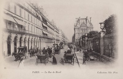 Parigi, La Rue de Rivoli da French Photographer