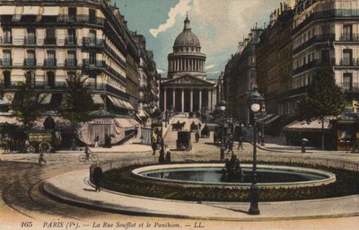 Parigi, La Rue Soufflot, Il Pantheon da French Photographer