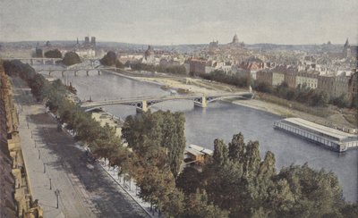 Parigi, la Senna, vista presa dal Padiglione di Flora da French Photographer
