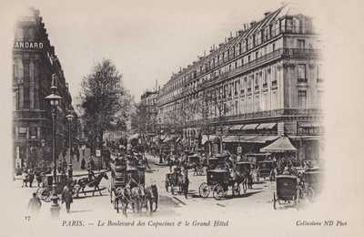 Parigi, Il Boulevard des Capucines, Il Grand Hotel da French Photographer