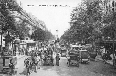 Parigi, Il Boulevard Montmartre da French Photographer