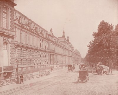 Parigi: Palazzo del Louvre e Tuileries, lato sud (foto in b/n) da French Photographer