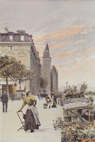 Parigi, Quai aux Fleurs da French Photographer