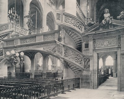 Parigi: Sezione del Coro in St Etienne-du-Mont da French Photographer