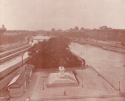 Parigi: Vista verso ovest dal Pont Neuf (foto in b/n) da French Photographer